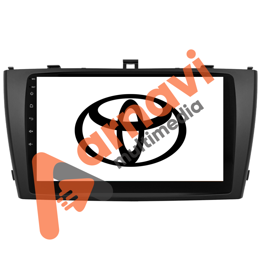 ARNAVİ TOYOTA AVENSİS 2010-2014 8+128 TS10 İŞLEMCİLİ 8 ÇEKİRDEK ANDROİD MULTİMEDİA